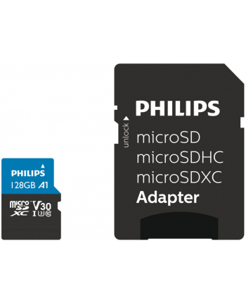 Philips Class SDXC 128GB + Adapter