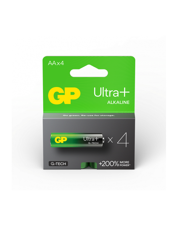 Gp Baterie Alkaliczne Ultra+ Alkaline 15Aup21-Sb4 Aa 4 Szt. główny