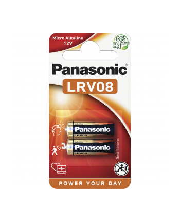 Panasonic Alkalická Mikro Baterie Lrv08L/2Bp 12V (Blistr 2Ks) (PAN)