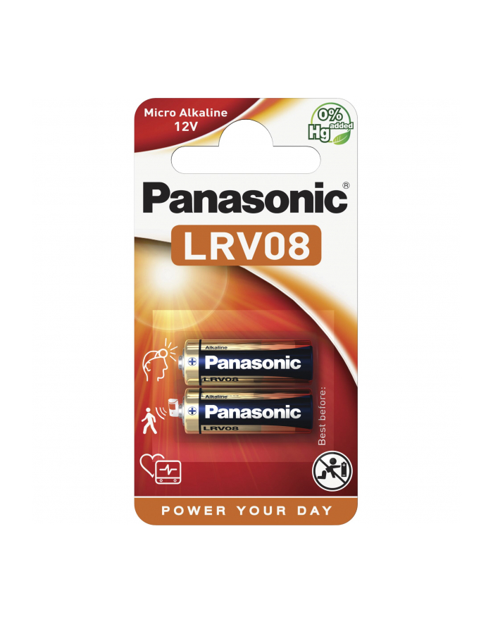 Panasonic Alkalická Mikro Baterie Lrv08L/2Bp 12V (Blistr 2Ks) (PAN) główny