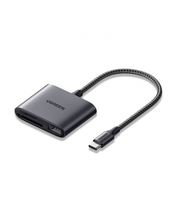 UGREEN CZYTNIK KART + USB, CM387, USB-C (CZARNY) nr 2