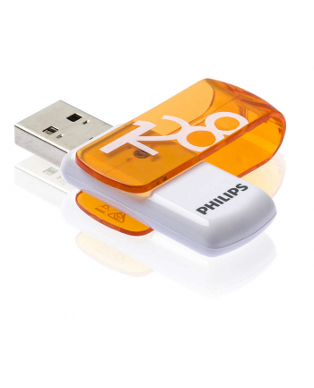 Philips USB 2.0 128GB Vivid Edition pomarancz (FM12FD05B00)