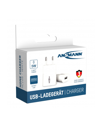 Ładowarka Ansmann Homecharger Hc105 1X Usb-A (1001-0112) (11099386)