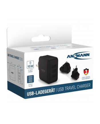 Ansmann USB Travel Charger TC315 1001-0139 15 W (TRAVELCHARGERTC315)