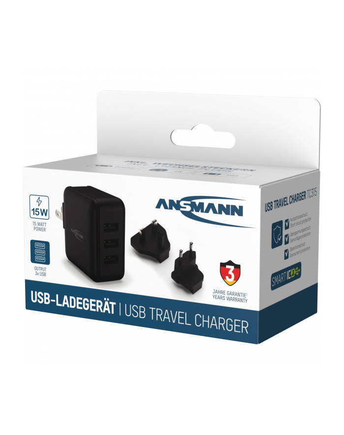 Ansmann USB Travel Charger TC315 1001-0139 15 W (TRAVELCHARGERTC315) główny