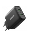 Ugreen ładowarka sieciowa 2xUSB-A 36W QC3.0 czarna (CD161) - nr 1