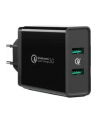 Ugreen ładowarka sieciowa 2xUSB-A 36W QC3.0 czarna (CD161) - nr 2