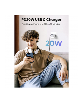 Ugreen Nexode Mini 20W Pd Gan Tech Charger Weiß