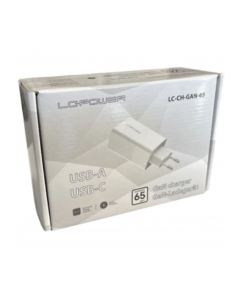 Ładowarka Lc Power Gan 1X Usb-A Usb-C (Lc-Ch-Gan-65) (11098591)