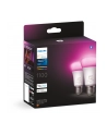 Philips Hue E27 double pack 2x800lm 75W - White ' Col. Amb. - nr 10