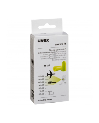 Uvex Zatyczki Do Uszu X Fit 2112133 37 Db 15 Par(A)
