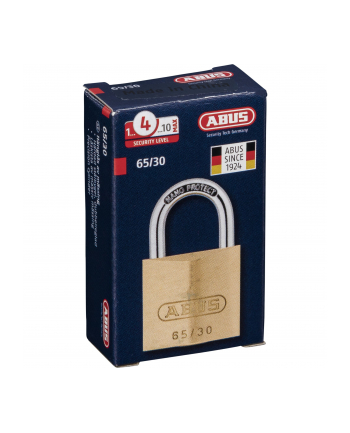 Abus Kłódka Mosiężna 65/30 SL 4