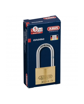 Abus Kłódka Mosiężna 65/40HB40 SL 5
