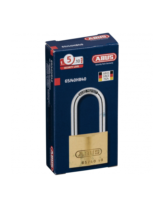 Abus Kłódka Mosiężna 65/40HB40 SL 5 główny
