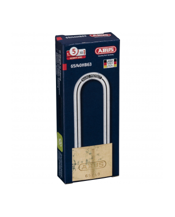 Abus Kłódka Mosiężna 65/40HB63 SL 5