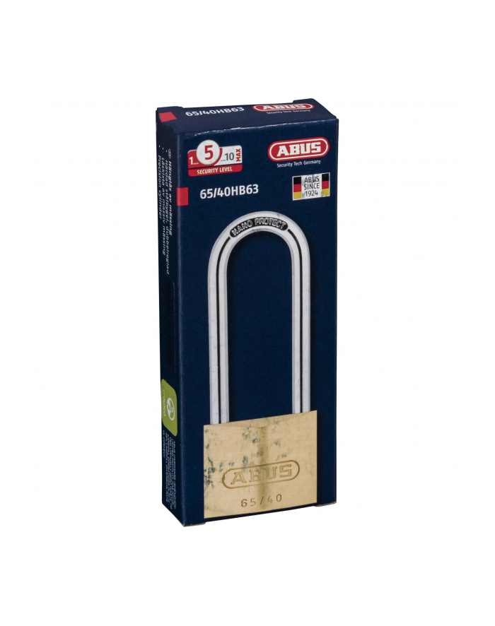 Abus Kłódka Mosiężna 65/40HB63 SL 5 główny