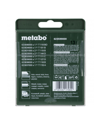 Metabo Zestaw brzeszczotów (10-częściowy) PROMOTION 623599000 nr 2