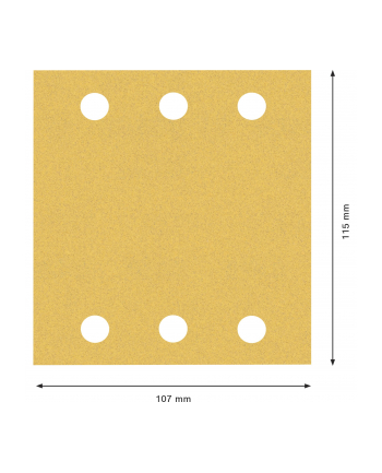Bosch Accessories papier ścierny ekscentryczny EXPERT C470 2608900893