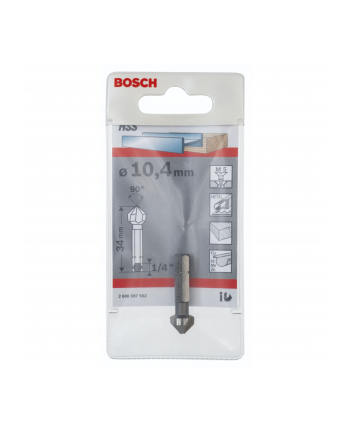 BOSCH Pogłębiacze stożkowe 10 4 M 5 34 mm 1/4''