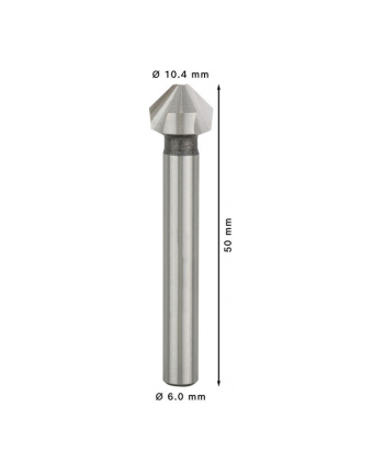 BOSCH Pogłębiacze stożkowe Ś: 10,4 r: M5 e: 50 d: 1/4 2608597506