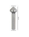 BOSCH Pogłębiacze stożkowe Ś: 20,5 r: M10 e: 63 d: 1/4 2608597509 - nr 5