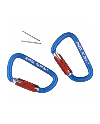 Knipex 2 Karabińczyki Do Linek Zabezpieczających (005003Tbk)
