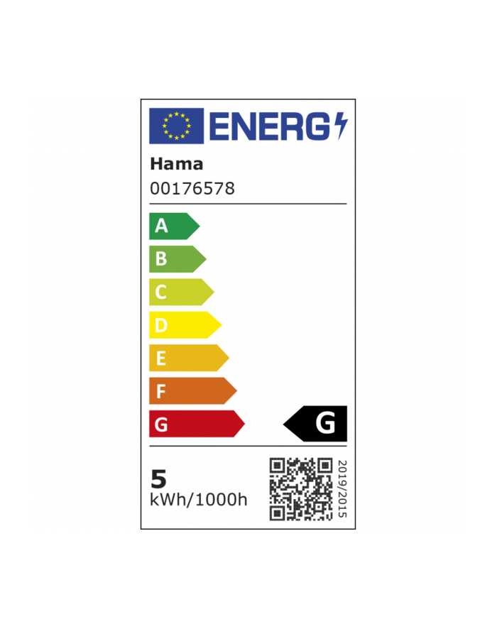 Oprawa dekoracyjna HAMA 176578 Satin Nikiel WiFi główny