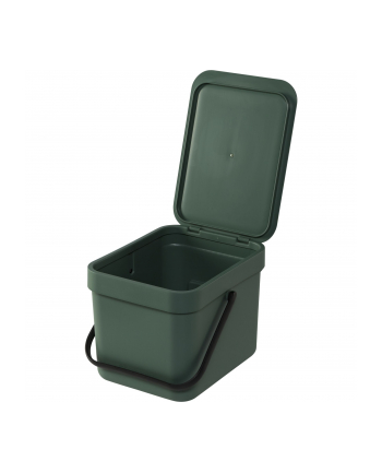 BRABANTIA - KOSZ SORT & GO – 6L - ZIELONY - ZIELONY