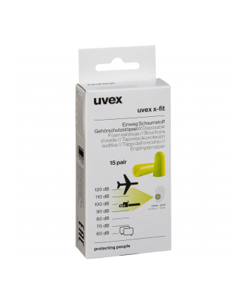 Uvex Zatyczki Do Uszu X Fit 2112133 37 Db 15 Par(A)