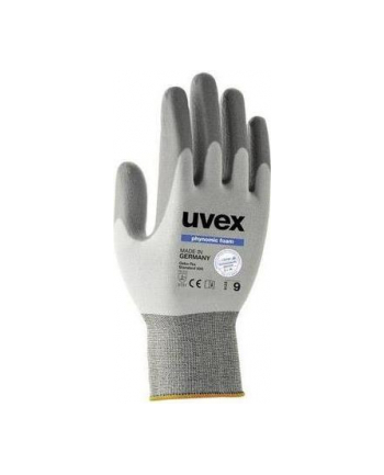 Uvex 60050 9 Phynomic Foam Rękawice Ochronne Rozmiar: Biały Szary