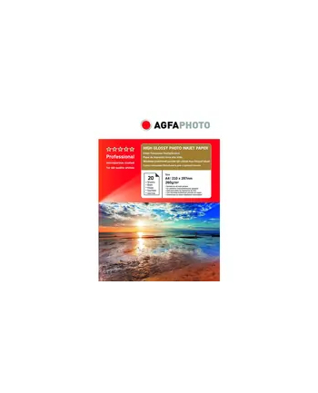 AgfaPhoto Professional Papier  o wysokim połysku 260 g A 4 20 Bl