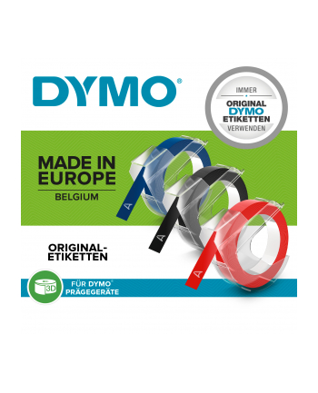 Dymo Taśma 3D 1Rolka 3M 9Mm Czarna S0898130 Do Wytłaczarek