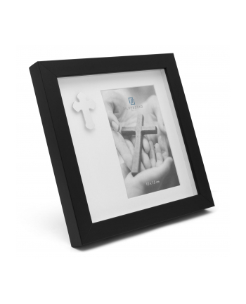 Zilverstad PhotoFrame with Cross 10x15 Portrait Metal 7550001