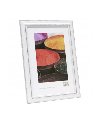 Deknudt S221H3             10x15 ramka drewniana bialy z brazowym