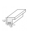 Deknudt S44CF2             30x45 ramka drewniana czarna - nr 2