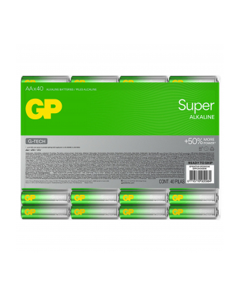 Gp Batteries Baterie Aa Super 030E15As40 2 15 V Alkaliczno Manganowe 40 Szt
