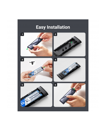 UGREEN OBUDOWA KIESZEŃ NA DYSK M.2 USB 3.2 10 Gbps