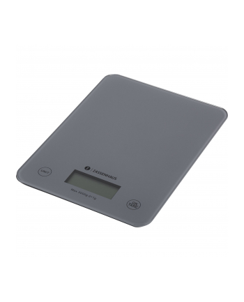 Zassenhaus Waga Elektroniczna 16,5×21,5Cm Szara (zs073485)
