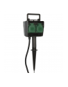 BRENNENSTUHL BRENNENSTUHL BRENNENSTUHL BRENNENSTUHL 4-WAY GARDEN SOCKET OUTLET WITH EARTH SPIKE - CZARNY ZIELONY / CZA - nr 14