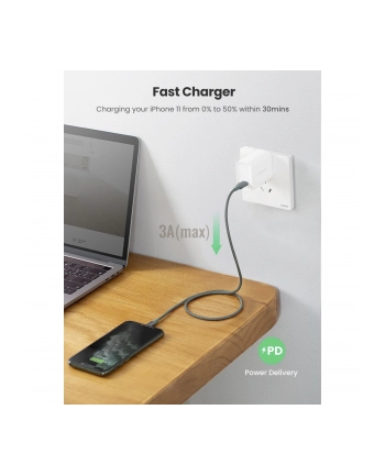 Ugreen Kabel Usb-C Do Lightning Power Delivery 18W 1M (60759)