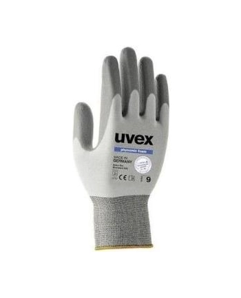 Uvex 60050 9 Phynomic Foam Rękawice Ochronne Rozmiar: Biały Szary