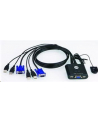 Przełącznik KVM ATEN 2/1 CS-22U USB- pilot zintegrowane kable - nr 8
