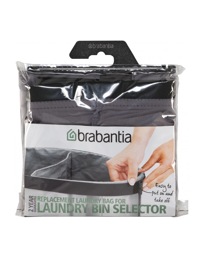 Brabantia wymienny worek do kosza na pran. Selector 55L grey główny