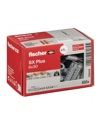 Fischer plug SX Plus 6x30 100 pcs.