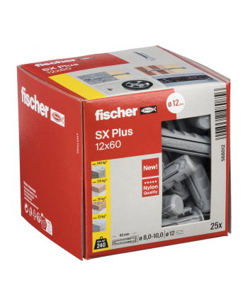 Fischer plug SX Plus 12x60 25 pcs.