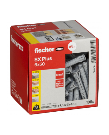 Fischer plug SX Plus 6x50 100 pcs.