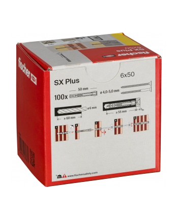 Fischer plug SX Plus 6x50 100 pcs.