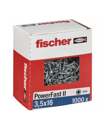 Fischer PowerFast II 3,5x16 SK TX VG blvz 1000