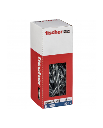 Fischer PowerFast II 5,0x80 SK TX TG blvz 200