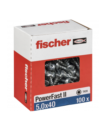 Fischer PowerFast II 5,0x40 PH TX VG blvz 100